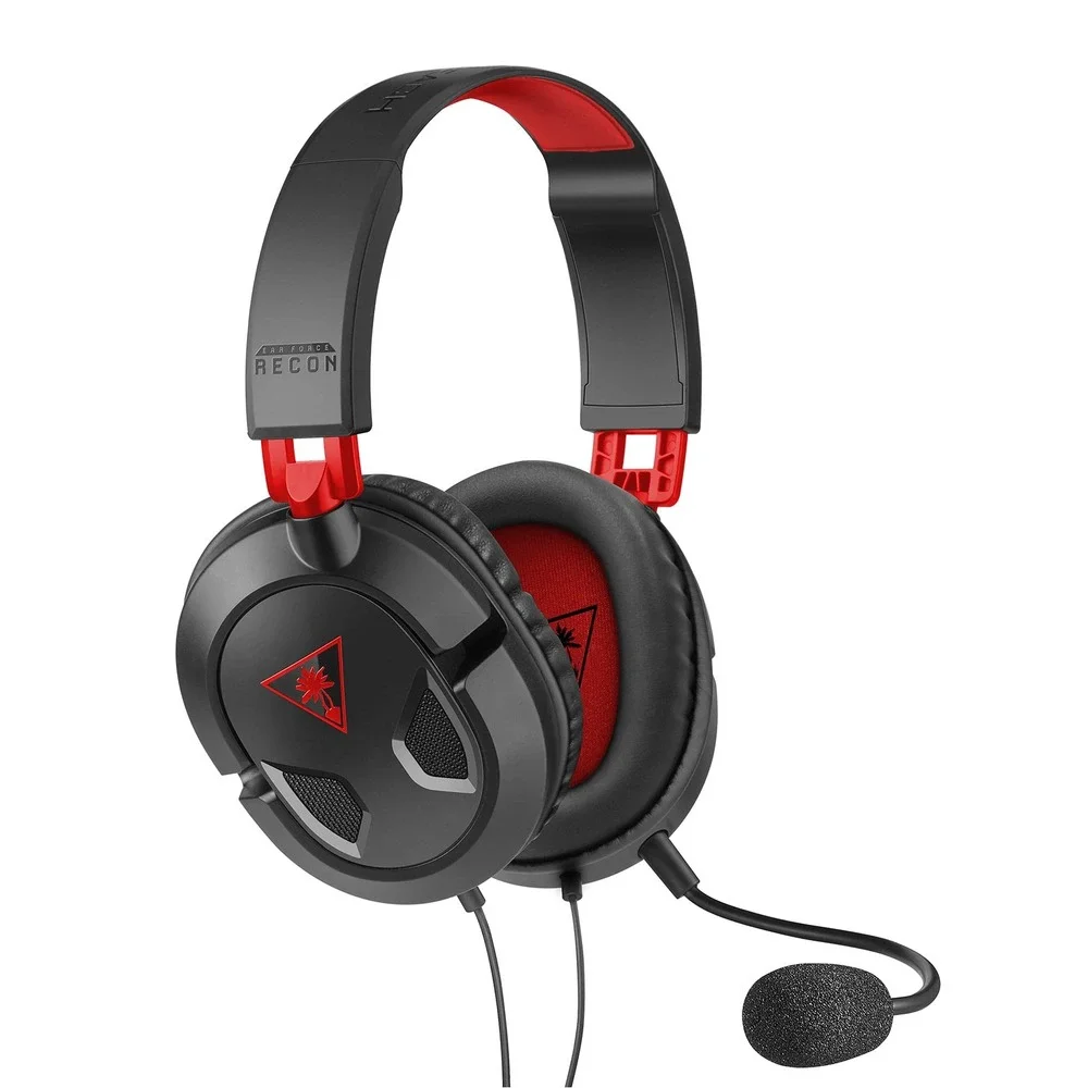 Turtle Beach Ear Force Recon Gaming Headset Wired 3.5mm Black‎ Red New